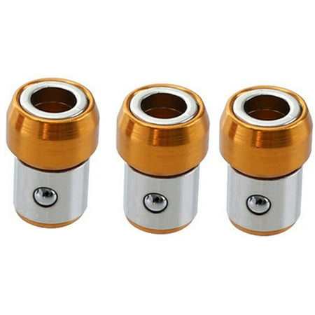 

Fule 3PCS Universal Removable Magnetizer Ring Magnetic Steel Screwdriver Bit