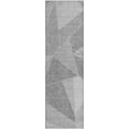 thumbnail image 2 of Addison Rugs Mayfield Washable Transitional Geometric Gray Runner Rug, 2'3" x 7'6", 2 of 5
