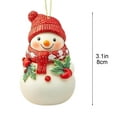 thumbnail image 3 of sdhkgrrt under $5 Acrylic Snowman Ornament, Acrylic Snowman Christmas Tree Pendant Decor,Festive Snowman Ornament for Car and Home Decor,Christmas Snowman Hanging Decoration with Lanyard,Holiday, 3 of 6
