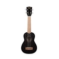 thumbnail image 2 of Kala KA-15S-BLK Satin Mahogany Soprano Ukulele - Black Bundle with Hard Case, Tuner, Austin Bazaar Instructional DVD, and Polishing Cloth, 2 of 3