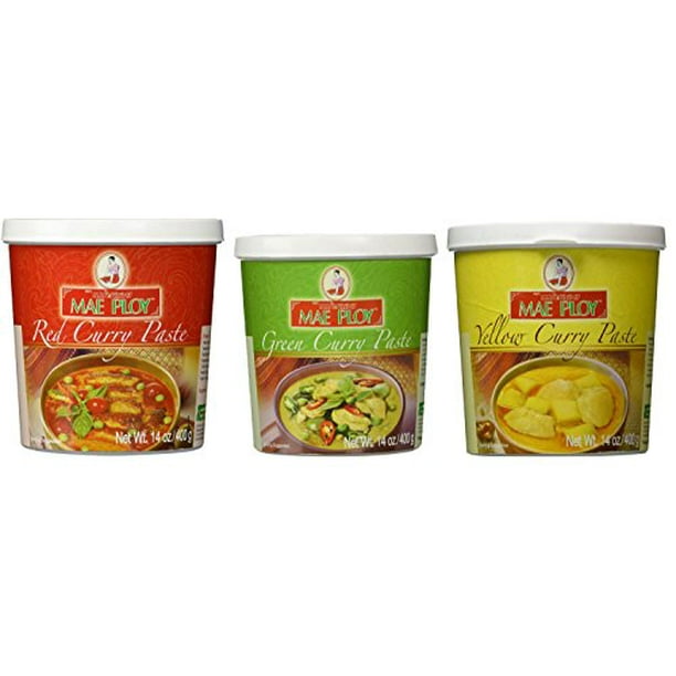Ninechef Bundle Mae Ploy Red Curry Paste Green Curry Paste And Yellow Curry Paste Set Great Cooking Gifts 1 Ninechef Chopstick Walmart Com Walmart Com Ninechef Bundle Mae Ploy Red Curry Paste Green Curry Paste And Yellow Curry Paste Set Great Cooking Gifts 1 Ninechef Chopstick Walmart Com Walmart Com
