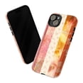 thumbnail image 3 of Warm Sunset Watercolor Phone Case, Abstract Vertical Stripe Design for iPhone 17 16 15 14 13 12 11 Pro Plus Mini, 3 of 6