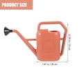 thumbnail image 2 of OUNONA Garden Watering Kettle in Chocolate Plastic with Ergonomic Handle and Sprinkler Feature, 2 of 6
