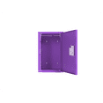 thumbnail image 3 of GUGULUZA Compact Steel Storage Cabinet Detachable, Ample Storage Space, Easy Assembly,  for Living Room, Bedroom, Office, Purple, 3 of 8