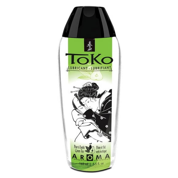 Shunga Lubrifiant Personnel à Base d'Eau Aromatisé Toko, Poire et Thé Vert Exotique 5,5 oz
