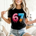 thumbnail image 5 of 67 Ice Cream Drip T-Shirt, Six Seven Colorful Sprinkles Meme Tee, 5 of 5