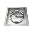 thumbnail image 4 of 10" Square CSA Certified Fire Pit Burner Kit, Stainless Steel, Propane, Electronic Ignition, 4 of 7