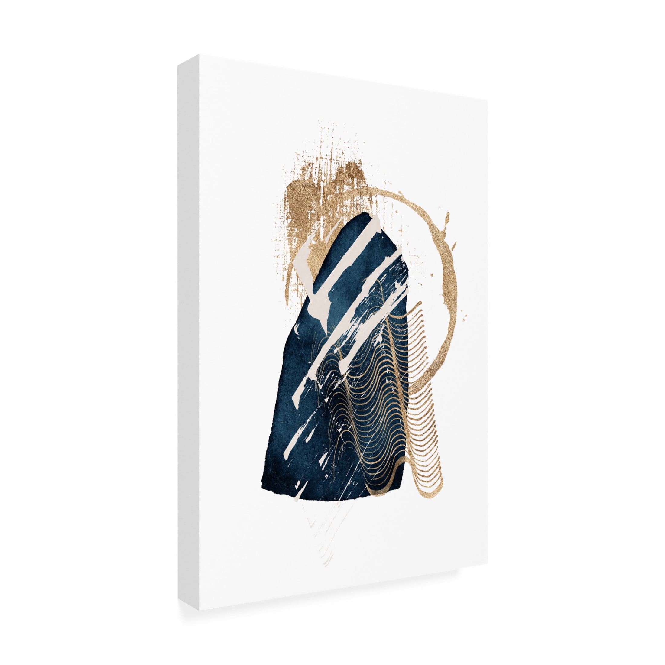 Trademark Fine Art Sally Ann Moss Stunning Blue 1 Canvas Wall Art
