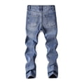 thumbnail image 2 of Hotiary 5-13Y Boys Skinny Fit Ripped Destroyed Distressed Stretch Slim Jeans Pants, 2 of 7