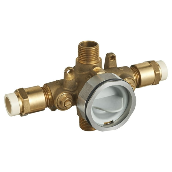 American Standard Flash Shower Rough-In Valve With CPVC Inlets/Universal Outlets with Screwdriver Stops