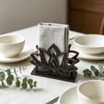 thumbnail image 4 of Luoshdecor Napkin Holder for Table,Wood Flower Cutlery Napkin Holder for Tables,Decorative Napkin Holder for Kitchen, Countertop,Dining Room, 4 of 7