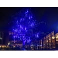 thumbnail image 3 of Luces de lluvia de meteoritos mejoradas, cadena de luces navideñas impermeables IP65 con tubos de 30 cm (1 tubo, 24 LED en total) para Navidad, bodas, fiestas, hogar, árbol de Navidad y jardín., 3 of 5