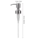 thumbnail image 2 of WRISTBIQUE Soap Dispenser Pumps De Plástico Plateado Para Uso Doméstico Con Resistente Y Seguro, 2 of 8
