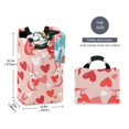thumbnail image 2 of Yayeee Freestanding Laundry Hamper with Handle Collapsible Large Storage Basket for Clothes, Bunnies and Hearts, 2 of 7