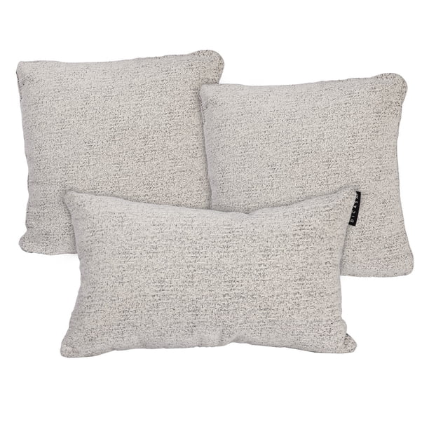 Set de 3 Cojínes Decorativos (2 Cuadrados Grandes + 1 Rectangular) DICASA Peco Delta Zita
