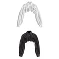 thumbnail image 1 of 2PCS de de gargantilla de solapa desmontable Media Cuello falso falso, 1 of 9