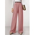 thumbnail image 2 of Pantalones PRETTYGARDEN 2025 Pierna Ancha Cintura Alta Rosa XXL, 2 of 6