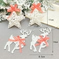 thumbnail image 6 of Opolski Christmas Pendant Cartoon Pattern Deer Little Star Reusable Christmas Decoration Plastic Christmas Tree Pentagram Pendant Little Star, 6 of 8