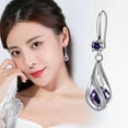 thumbnail image 5 of Body Jewelry for Women Fashion Earrings Stainless Steel Round Earrings Women Creative Earrings Diamond Dangling Earrings for Women Earrings for Women, 5 of 5