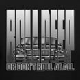 thumbnail image 2 of Rollin Hard Roll Deep Graphic T-Shirt (X-Large, Black), 2 of 4