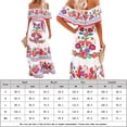 thumbnail image 2 of Vestido Largo Básico Impresión de vestido largo básico de gran tamaño para mujer elegante ropa diaria (blanco L) Cgtredaw para Mujer Blanco T XL, 2 of 6
