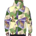 thumbnail image 7 of Uemuo Labrador Retriever Dog Pattern Men's Hoodie - Casual Pullover Hoodie with Kangaroo Pocket, Stylish Hooded Sweatshirt for Everyday Wear-Medium, 7 of 7