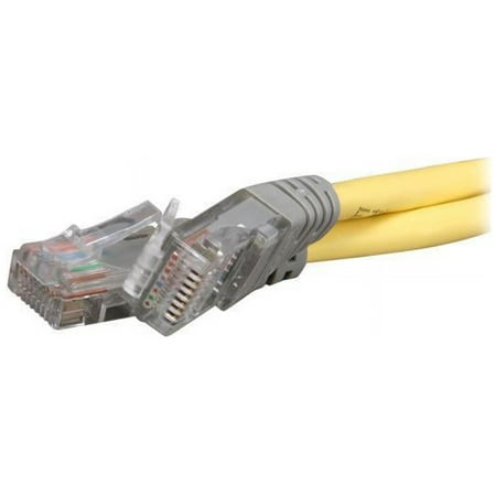 UPC: 0722868241769 | Belkin A3X126-07-YLW-M 7 ft. Cat 5E (Crossover) Yellow Cable