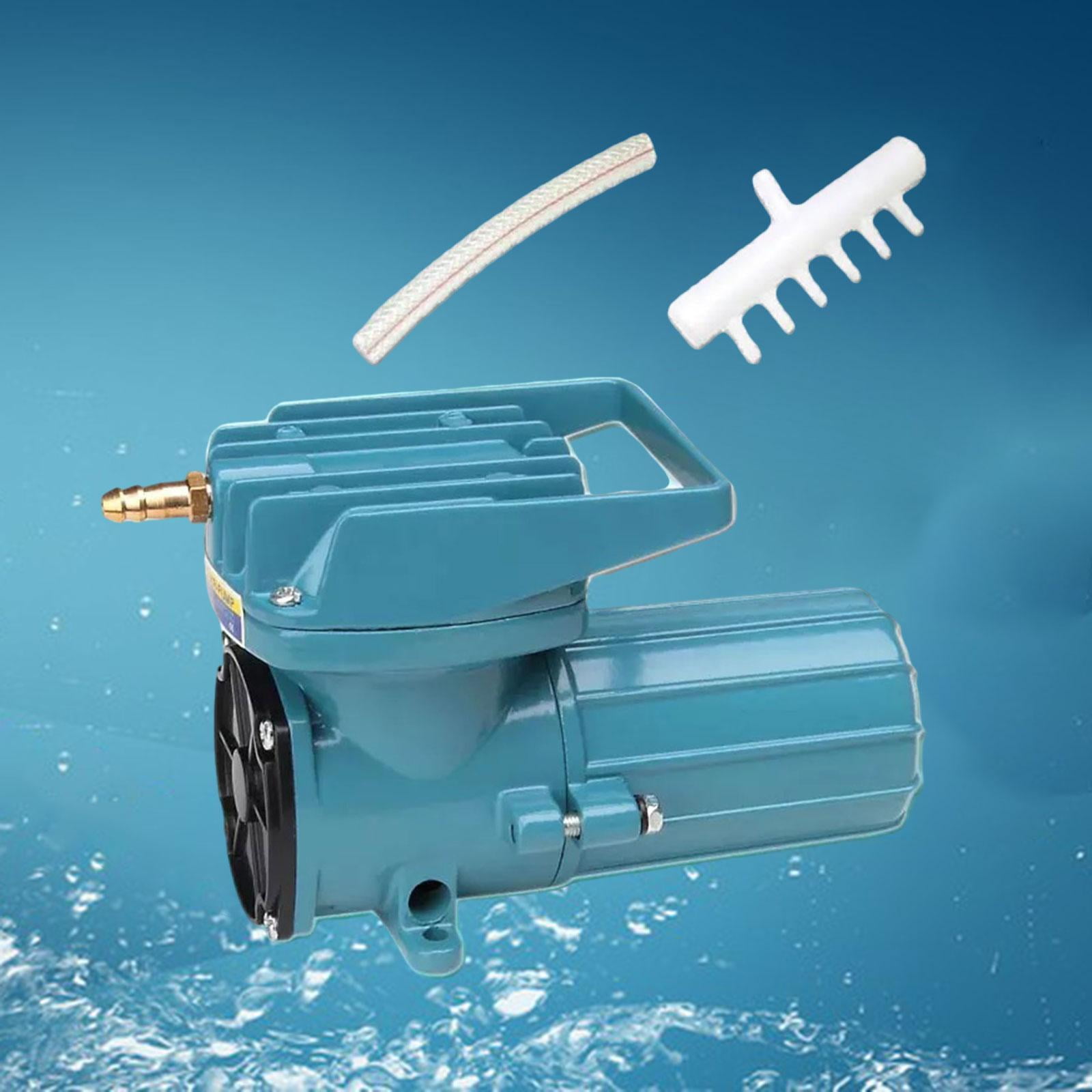TOOYFUL Aquarium Air Pump DC 12V Pump Tool Accessory Pond Aerator Metal Pump for Outdoor Pond Hydroponics 165x76x99mm
