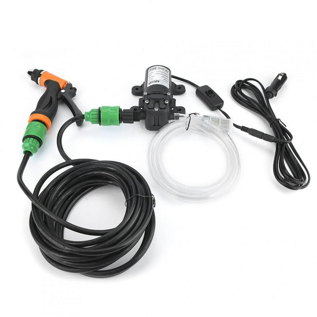 12V Car Wash Pump Kit With Connector Low Power Consumption, Easy To Operate, Safe To Use, For Car Home Air Conditioning Garden