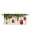 Modern Merry Christmas, variant on Christmas Tree Winter Kitchen Curtain Valance 54W x 18L Inch Xmas Holiday Snowflake Rod Pocket Short Cafe Small Window Treatment Drapes Decor