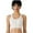 White, variant on Wancir Bikini Tops for Women Adjustable Cross Back Swim Top Quick Dry Bathing Suit Tops High Neck Swim Bra