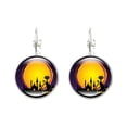 thumbnail image 2 of Pendientes para mujer, regalos para mujer, serie Halloween, joyería francesa con gancho para la oreja, pendientes de cuero, 2 of 2