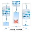 thumbnail image 3 of CIMAXIC Decorative Wind Chimes Asian Design Blue Paper 1Set Home Decoration, 3 of 8