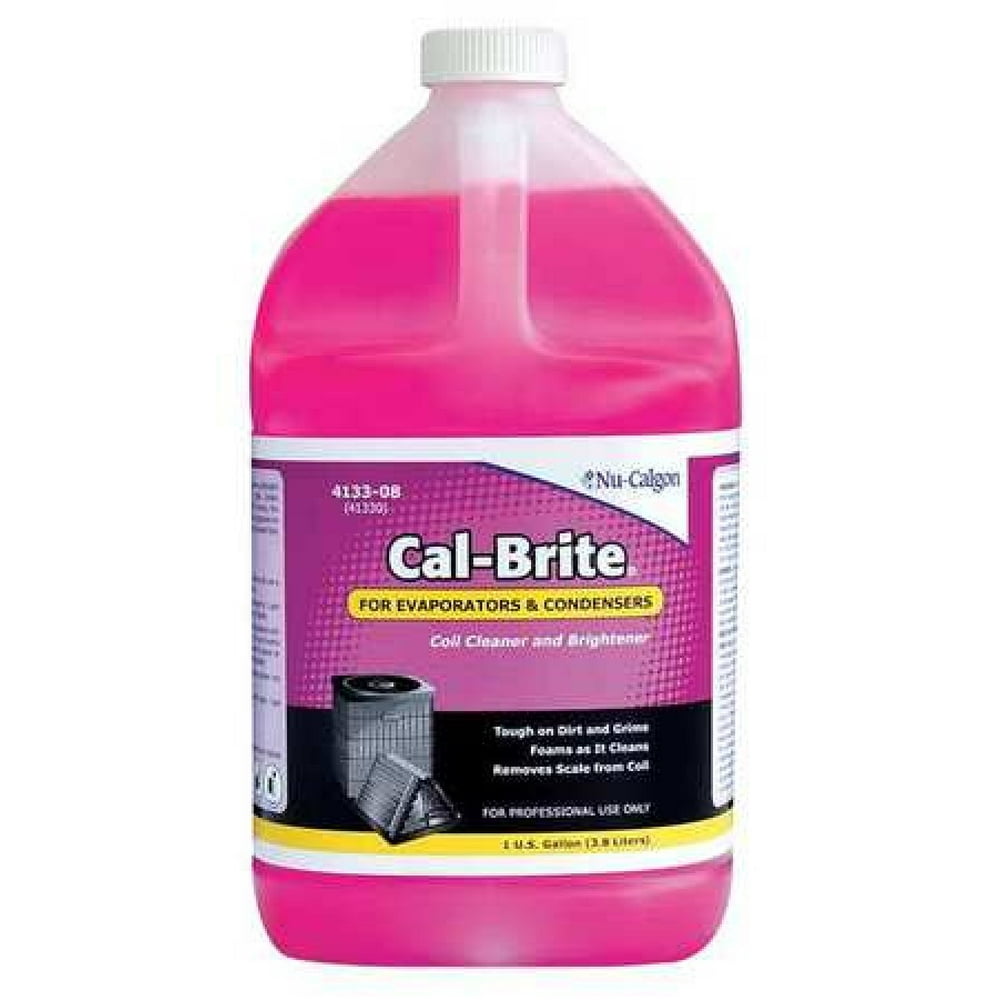NUCALGON 413308 Coil Cleaner,Liquid,1 gal,Pink