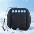 thumbnail image 2 of USB Powered Cooling Car Seat Cushion with 5 Built-in Fans,Breathable & Ventilated Seat Pad,Summer Ice Silk Cool Air Flow,Comfortable Seat Cover for Cars SUV Truck Home Office, 2 of 7