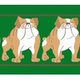thumbnail image 2 of IBA Indianbeautifulart Green Bull Dog Printed Ribbon Trim 9 Yards Velvet Fabric Laces For Crafts Sewing Accessories 3 Inches, 2 of 4