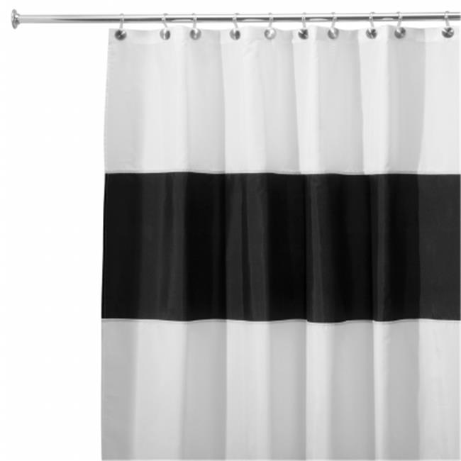 Interdesign 26910 Interdesign 26910 Black & White Zeno Shower Curtain