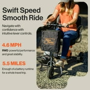 SuperHandy Folding Mobility Scooter Plus - 48V 2Ah Battery System, Lightweight,