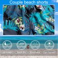 thumbnail image 3 of Bañador para hombre y mujer, traje de baño de secado rápido, pantalones cortos para nadar en la playa, trajes de baño para traje de baño, 3 of 5