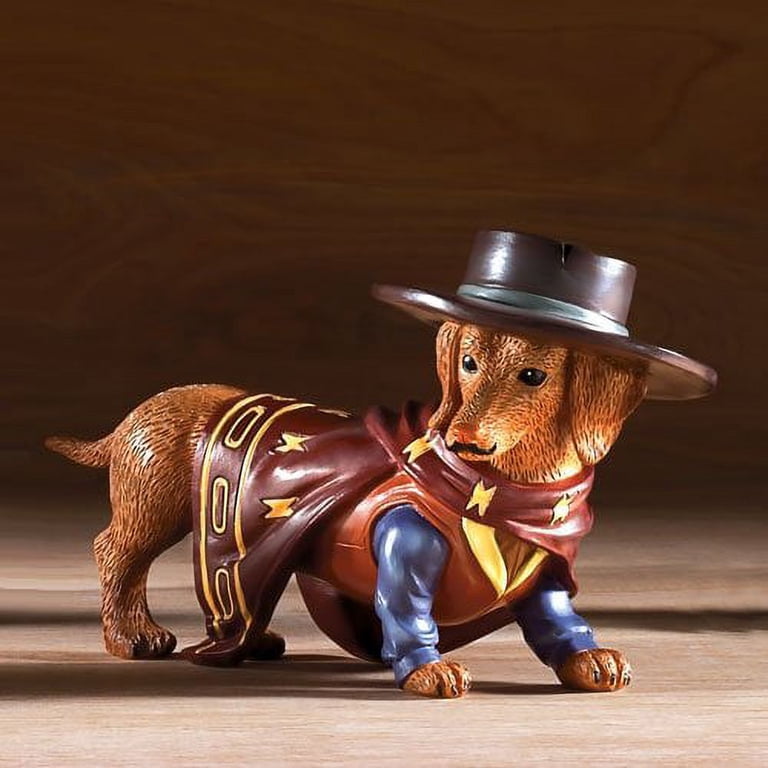 The Bradford Exchange A PAW-FECT Hero Spurs N Fur Dachshund