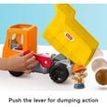 thumbnail image 3 of Camión volquete Fisher-Price Little People de juguete de construcción de más de 1 año, 3 of 6