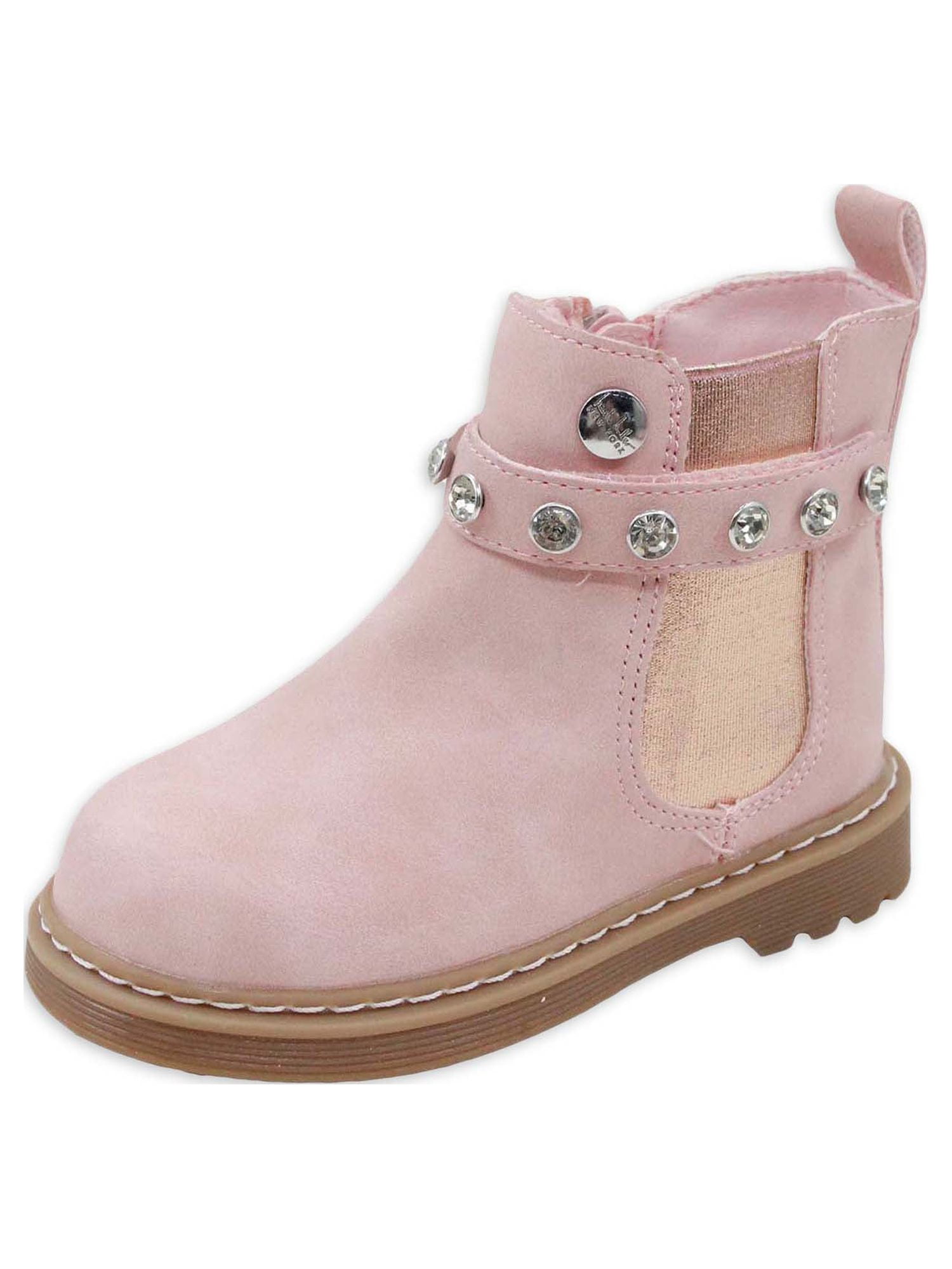Nicole Miller Toddler Girls Lined Boots, Sizes 7-10