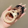 thumbnail image 3 of 5Pairs Korean Strong Women Hair Scrunchies Girls Elastic Hair Rubber Bands Ponytail Hair Holders/Gum /Tie Accessories, 3 of 10