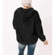 thumbnail image 4 of Sudadera de felpa para mujer, capucha con cordón, ajuste holgado, sudadera con capucha para mujer con bolsillo frontal para el trabajo, deportes diarios, 4 of 6