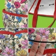 thumbnail image 5 of Garden Tool Bag,Pioneer Flower Floral Print Pattern Garden Tool Organizer,Garden Gifts,Waterproof Multi-Pocket Garden Tool Storage 11.8x5.5x11.4 Inch(Tools NOT Included), 5 of 6