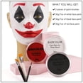 thumbnail image 2 of Set de pintura facial y corporal BADCOLOR blanco, negro y rojo con pinceles, 2 of 8