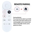 thumbnail image 4 of 1 Pack Voice Remote Control TV Remote Replaced for Chromecast with Google TV Bluetooth Remote, 4 of 8