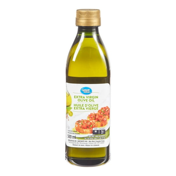 Huile d'olive extra vierge Great Value 500 mL