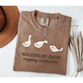 thumbnail image 2 of Comfort Colors Faith Tee – Tripping Constantly Goose Shirt – Christian Funny Quote Shirt, 2 of 8