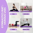 thumbnail image 5 of Signature Fitness 4ft x 10ft x 2in Folding Gymnastics Mat, Extra Large 4-Panel Exercise Mat for Tumbling, Stretching, Yoga, Cheerleading, Home Gym, PVC Leather + EPE Foam, Multiple Colors, 5 of 5